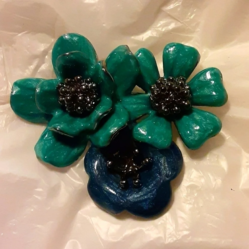 Colorful Enamel Brooch X-large